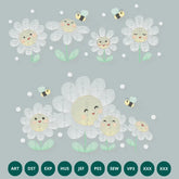 Smiling Bee Border Embroidery Pack